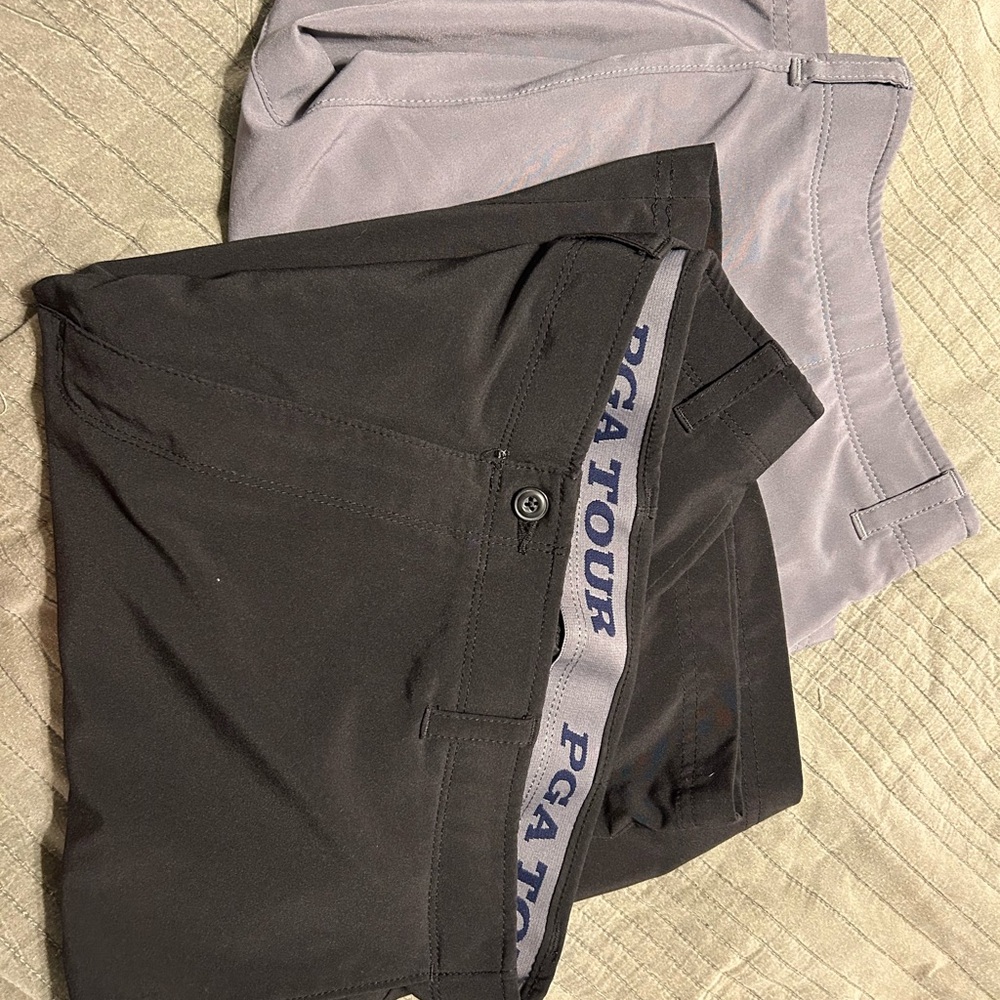 PGA Tour Dual-Tone Golf Shorts